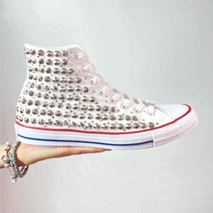 Converse All Star Personalizzate Total Borchie Strass Luxury