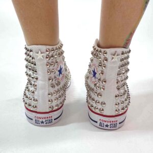 Converse All Star Personalizzate Total Borchie Strass Luxury