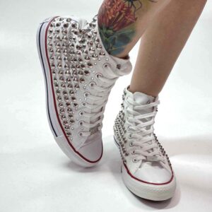 Converse All Star Personalizzate Total Borchie Strass Luxury