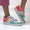 Nike Air Force One Custom Cartoon Dipinte A Mano Multicolor