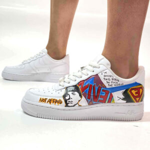 Nike Air Force One Custom Dipinte A Mano Rap