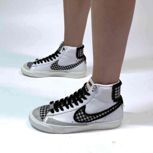 Nike Blazer Customized Quadretti Bianco e Neri