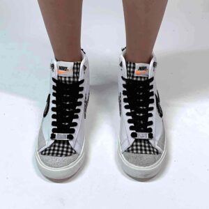 Nike Blazer Customized Quadretti Bianco e Neri