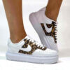 Nike Court Vision Low Platform Custom Con Tessuto Macchie