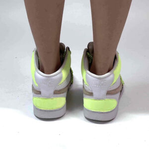 Nike Court Vision Mid Custom Swoosh Scamosciato e Inserti Fluo e Camouflage