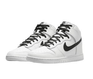 Nike Dunk Hi Retro White:Black- Summit White