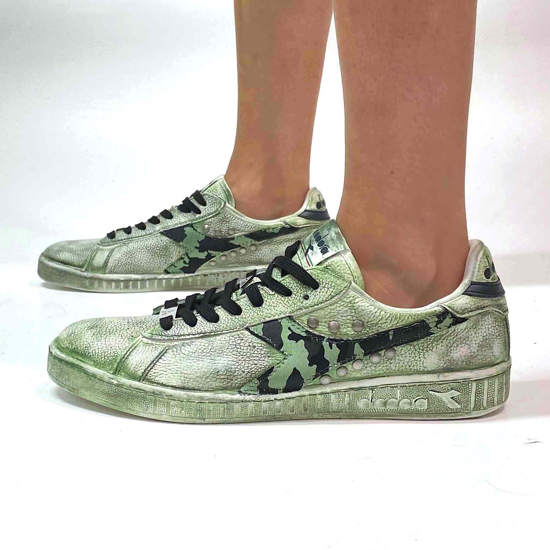 Diadora verde militare shop