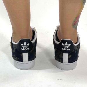 Adidas Superstar Personalizzate Camouflage, Glitter Oro e Borchie
