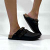 Birkenstock Kay SL Personalizzate Cinturino Verde e Borchie Quadrate