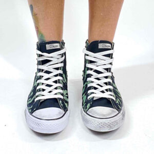 Converse All Star Personalizzate Camouflage e Borchie