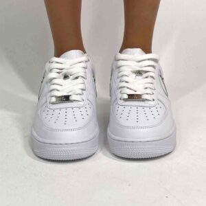 Nike Air Force One Custom Doppio Baffo Squamato e Borchie