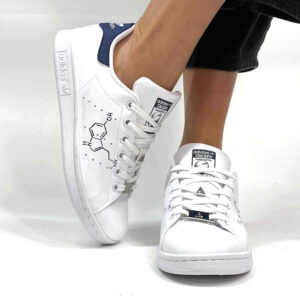 Adidas Stan Smith Personalizzate Dipinte A Mano SEROTONINA