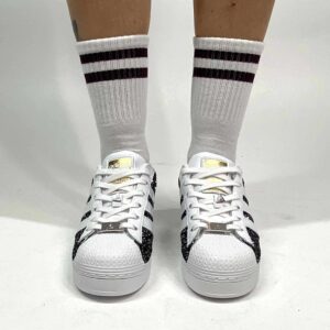 Adidas Superstar Bold Personalizzate Glitter Sale e Pepe