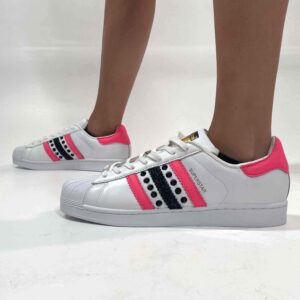 Adidas superstar sales nere e rosa