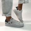 Adidas Stan Smith Personalizzate Dipinte A Mano Fiori