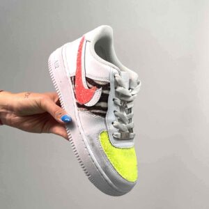 Nike Air Force One Custom Doppio Fluo