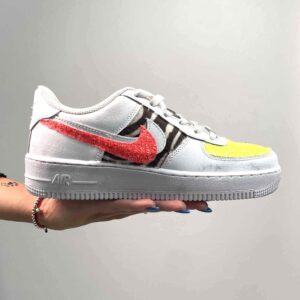 Nike Air Force One Custom Doppio Fluo