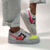 Nike Air Force One Custom Doppio Fluo