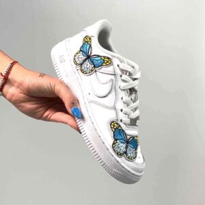 Nike Air Force One Custom Farfalle Cucite A Mano