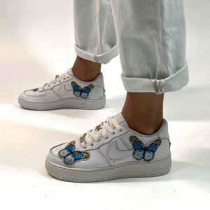 Nike Air Force One Custom Farfalle Cucite A Mano