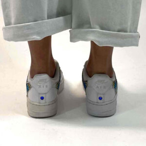 Nike Air Force One Custom Farfalle Cucite A Mano
