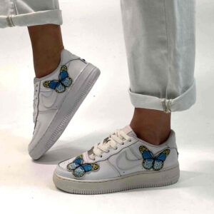 Nike Air Force One Custom Farfalle Cucite A Mano