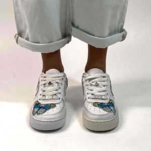 Nike Air Force One Custom Farfalle Cucite A Mano