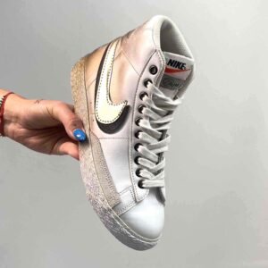 Nike Blazer Customized Vernice e Doppio Baffo Oro