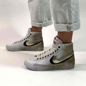 Nike Blazer Customized Vernice e Doppio Baffo Oro