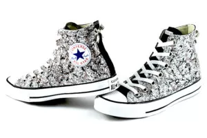 Converse All-Star Custom Glitter Effetto Marmo