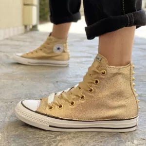 Converse All Star Personalizzate Degrade Oro