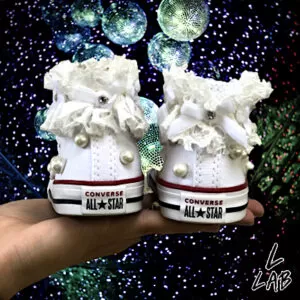 Converse All Star Personalizzate Bambino Fiocchi Di Raso