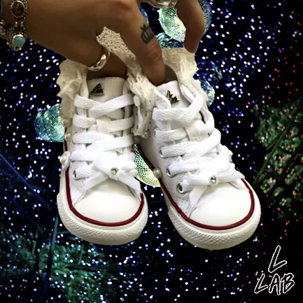 Converse All Star Custom Bambino Raso LLab scarpe personalizzate