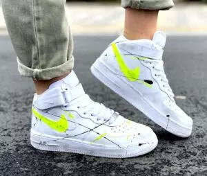 Air Force 1 Fluo LLab Scarpe Personalizzate