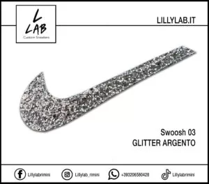 Nike Swoosh | 03 - Glitter Argento