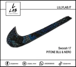 Nike Swoosh | 17 - Pitone Blu & Nero