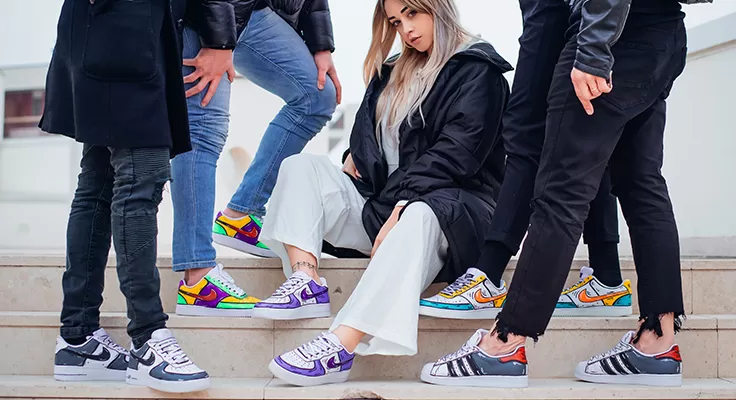 Scarpe a mano top
