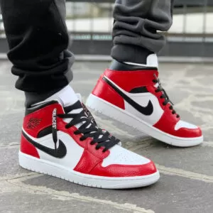 Air jordan bianche rosse nere on sale
