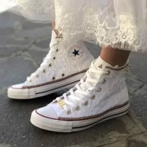 All star outlet bianche matrimonio