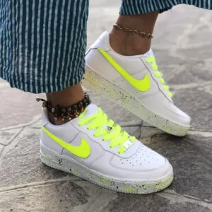 Air Force 1 Fluo LLab Scarpe Personalizzate