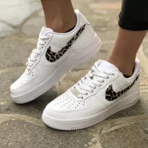 Nike Air Force One Custom Swoosh Leo