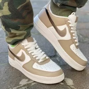 Nike air force one marroni outlet