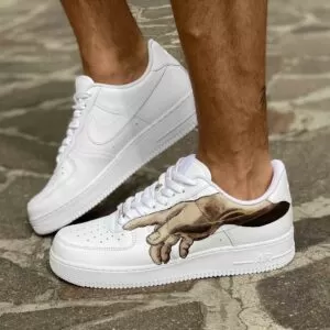 Nike Air Force One Custom Dipinte A Mano Creazione di Michelangelo