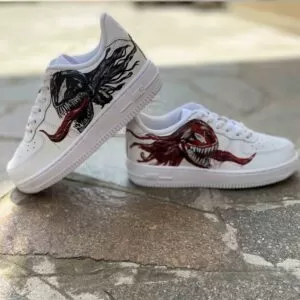 Nike Air Force One Custom Dipinte A Mano Mostro Spaventoso