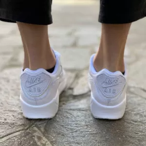Custom Air Max Swoosh Strass e Lacci Raso