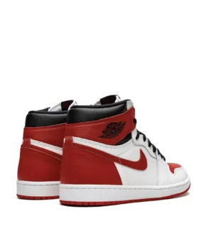 Air Jordan 1 Retro High OG 555088 161 White University Red Black LLab Custom Resell
