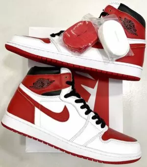 Nike jordan 1 rosse bianche sales
