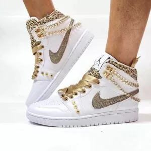 Jordan bianche e oro deals