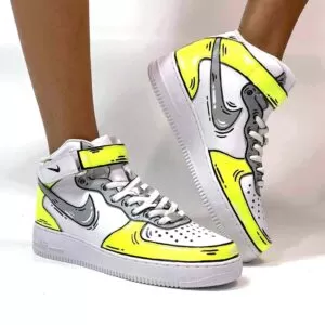 Air Force 1 Fluo LLab Scarpe Personalizzate