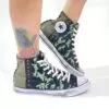 Converse All Star Personalizzate Camouflage e Borchie